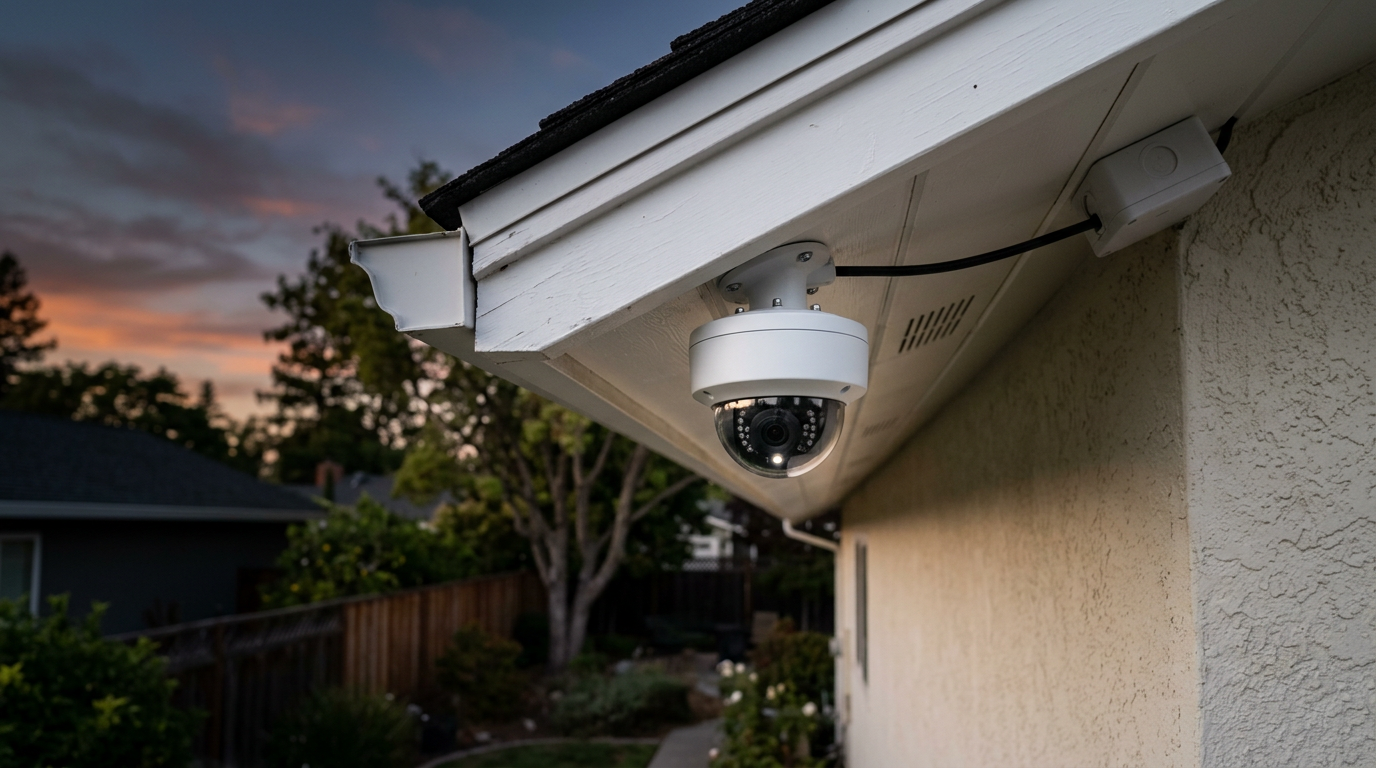 Security camera installation