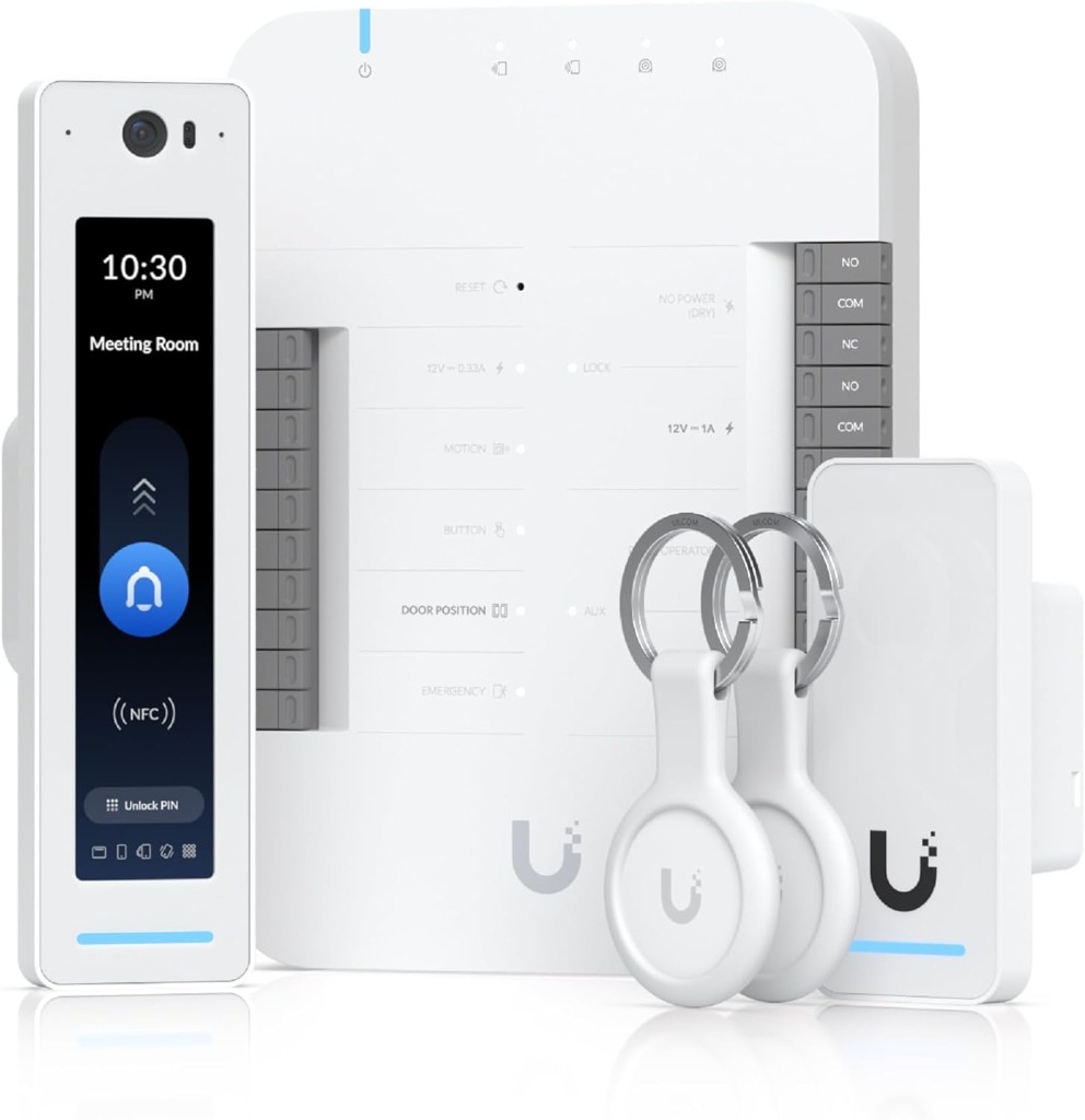 Ubiquiti UniFi Access hub, Reader Pro, Reader Lite, and NFC key fobs
